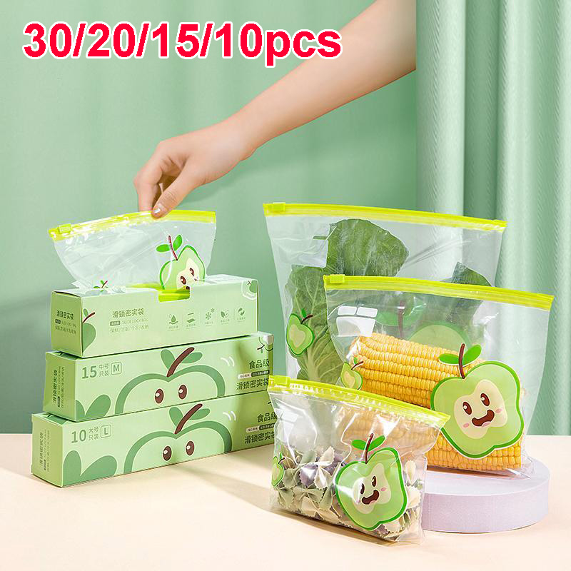 Food Storage Ziploc Bags - Reusable Zip Lock Bag Food Grade