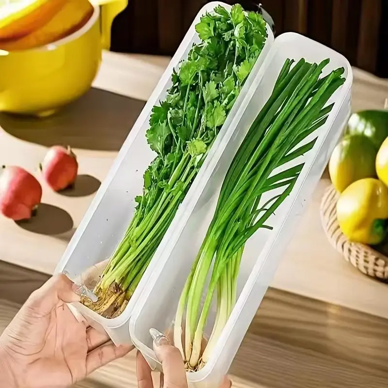 Stackable Pantry Bin - Large Rectangular Food Storage Containers, Reusable