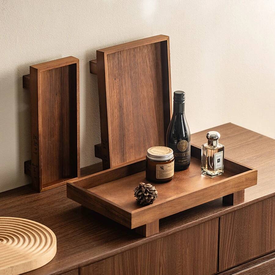 Food Storage In Restaurant - Japanese Style Wooden Gongfu Tea Ceremony
