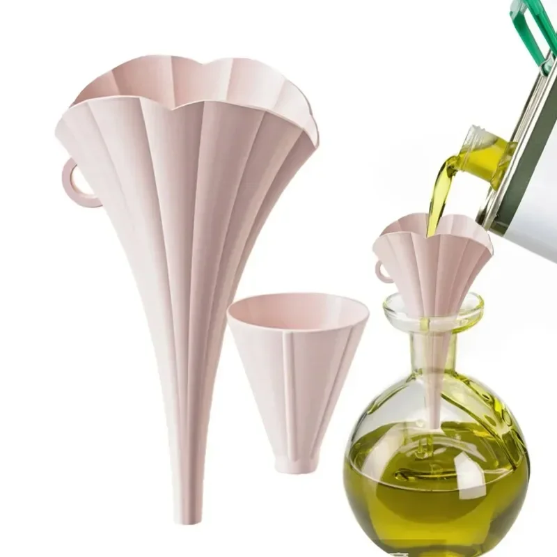 Food Storage Dispenser - Funnel Collapsible Food Grade Kitchen Oil