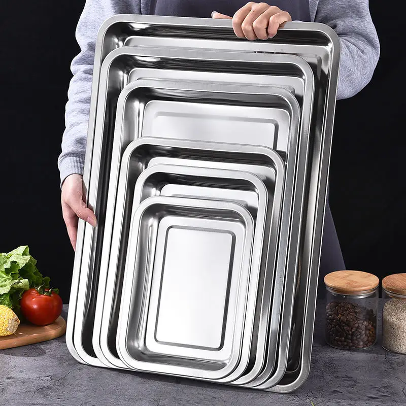 Food Storage In Restaurant - Stainless Steel Barbecue Tea Storage Serving
