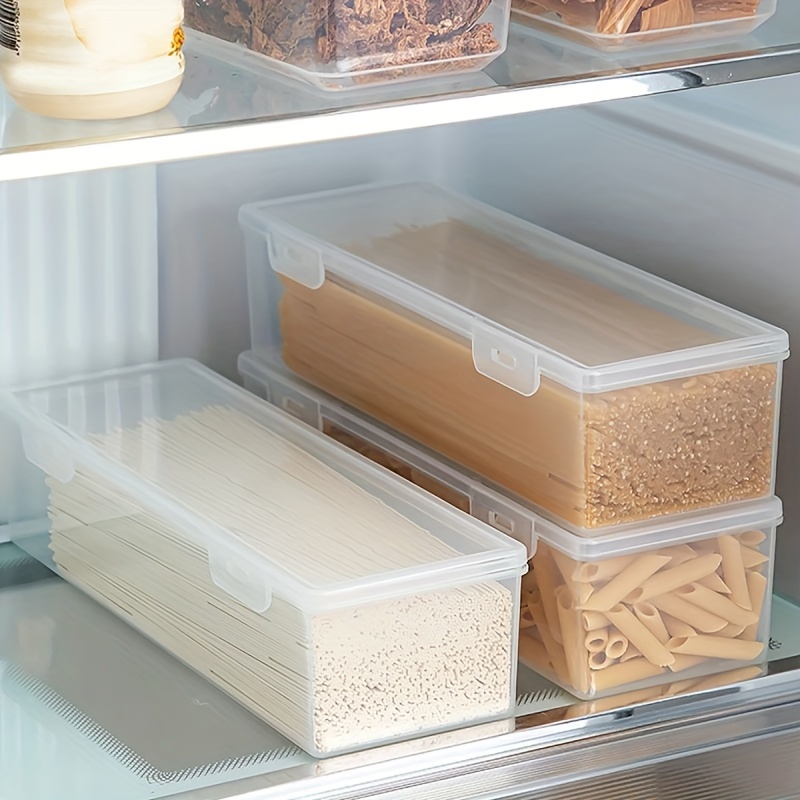 Food Storage Food Safety - Large Capacity Transparent Plastic Refrigerator Storage