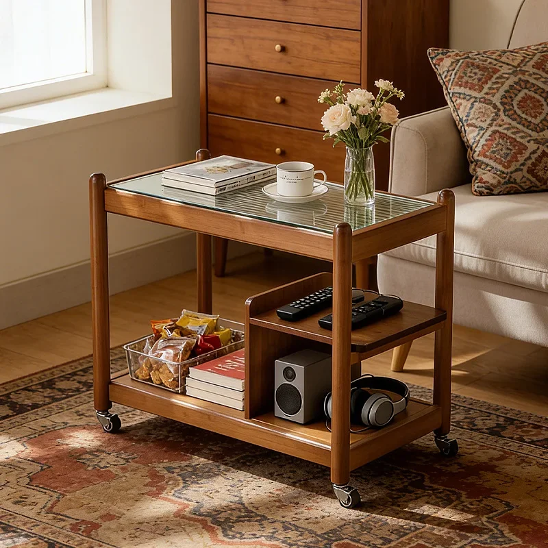 Food Storage Medieval - Multi-functional Medieval removable trolley storage rack,