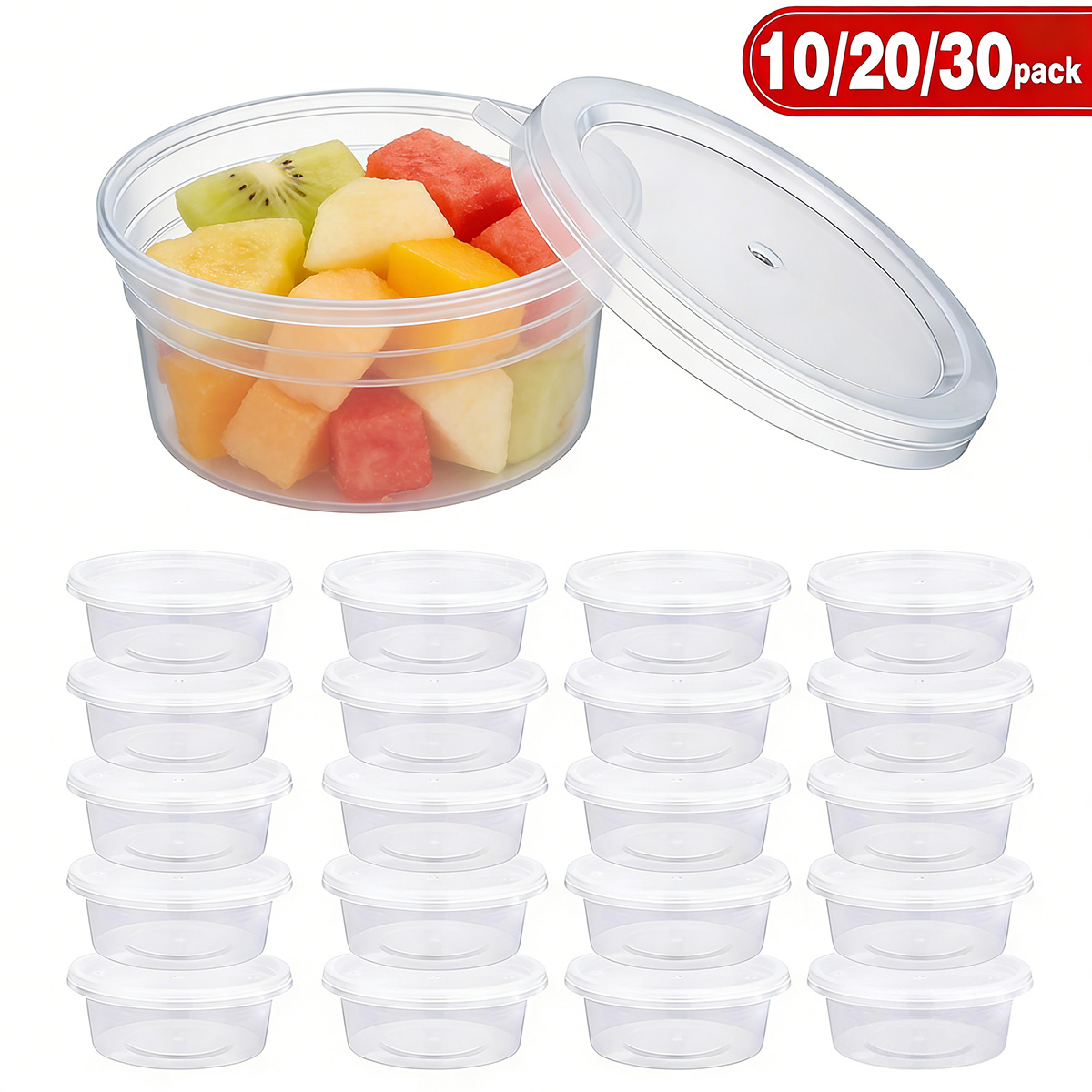 Food Storage Unit - 10/20/40 Pack Small Slime Containers With