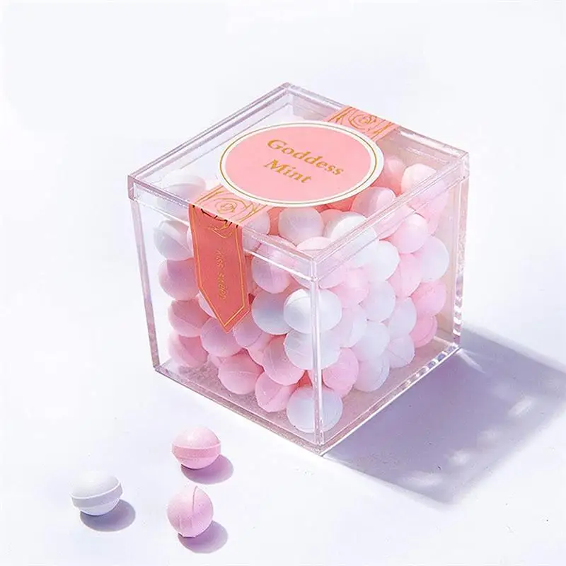 Food Storage Acrylic Containers - 12 PCS Transparent Acrylic Boxes With