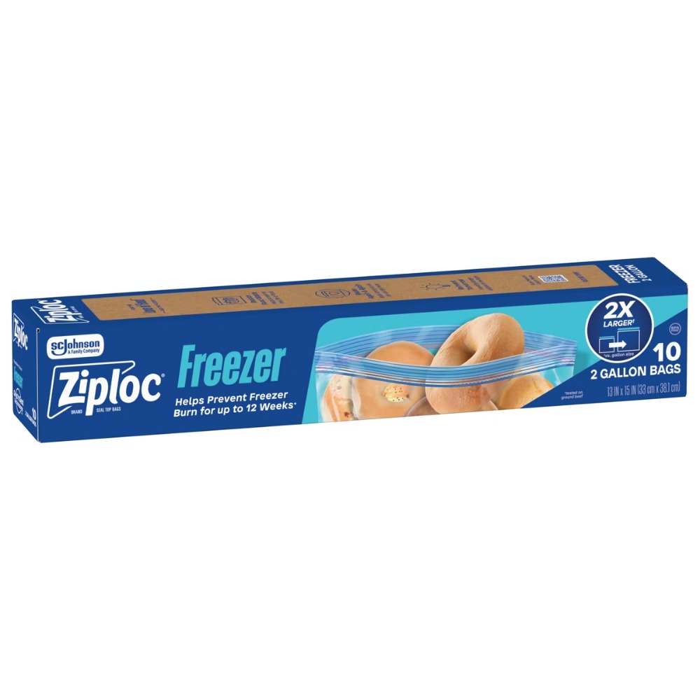 Food Storage Unit - Two Gallon Freezer Bags for Food