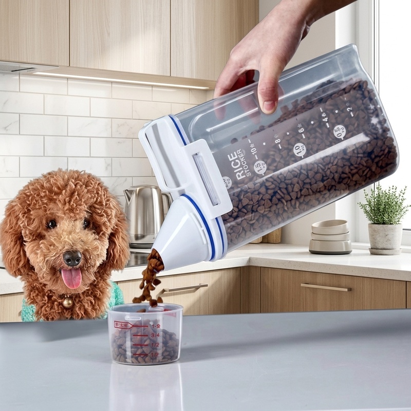 Dog Food Storage Xl - Premium Airtight Pet Food Storage Container