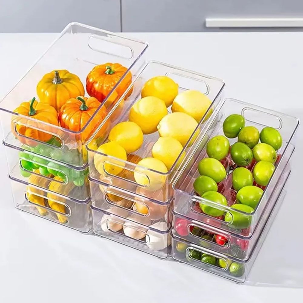 Food Storage Acrylic Containers - INS style Acrylic Notebook Storage Box