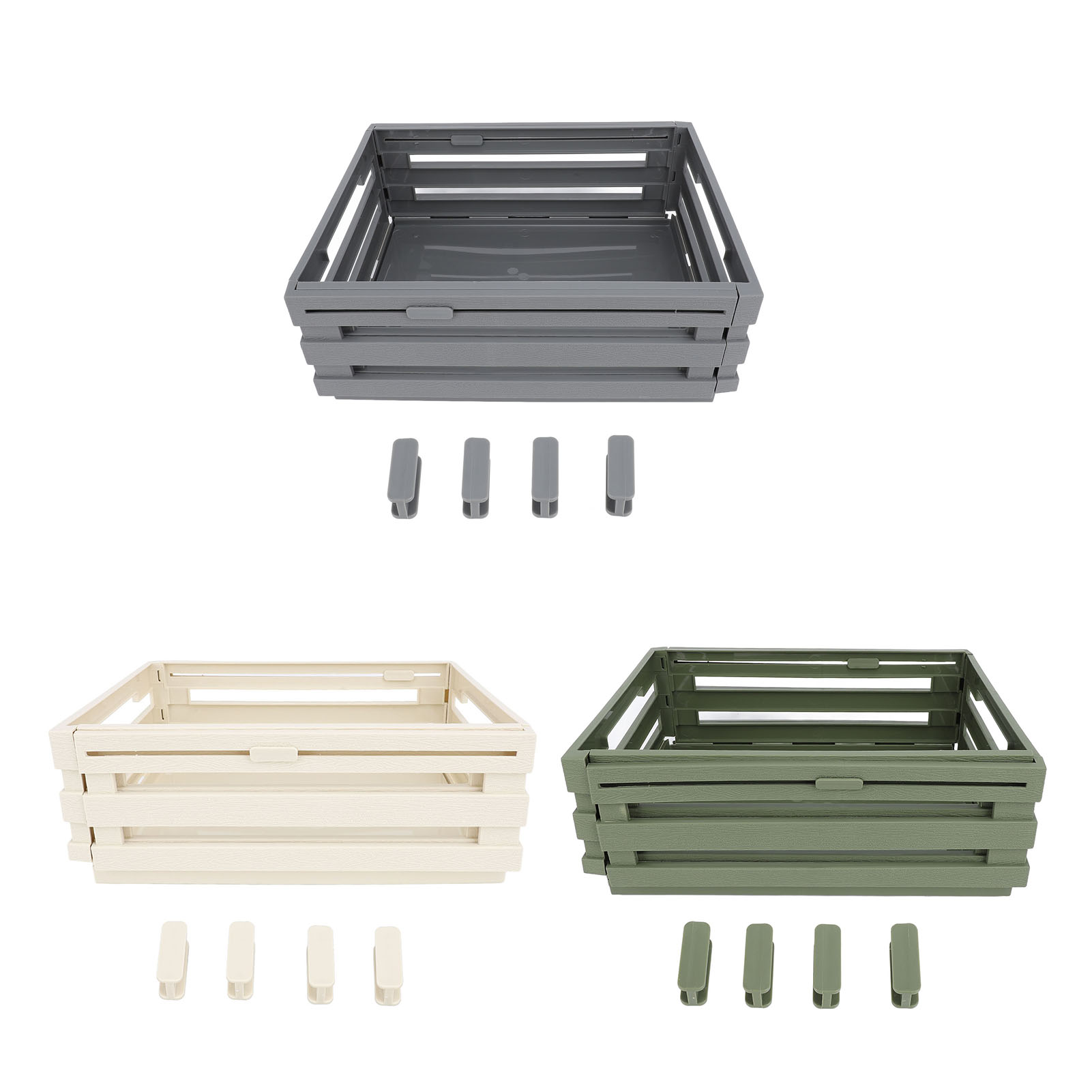 Stackable Pantry Bin - Retractable Storage Box Stackable Sundries Storage