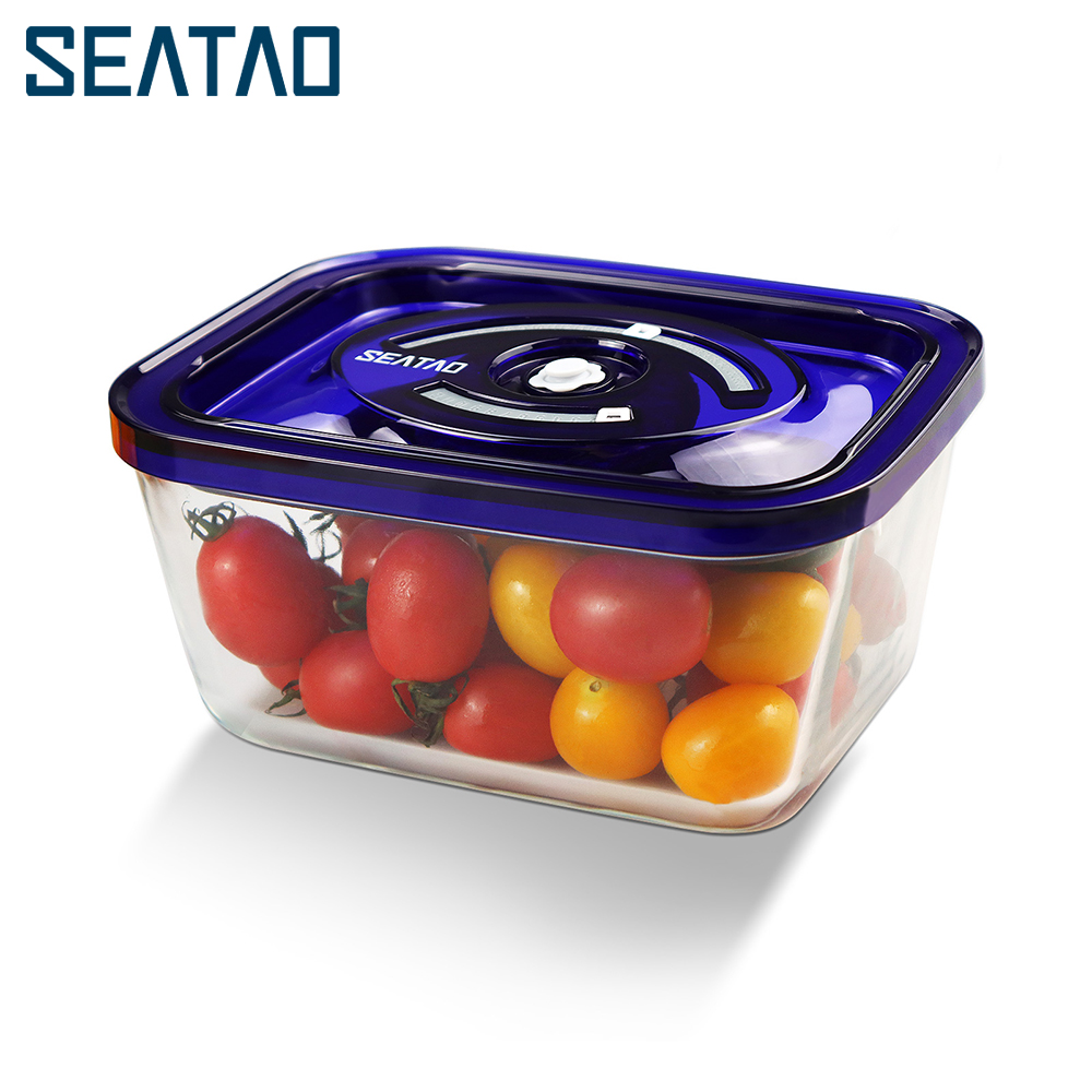 Food Storage With Glass Lids - SEATAO Kính Hộp Trữ Thức Ăn