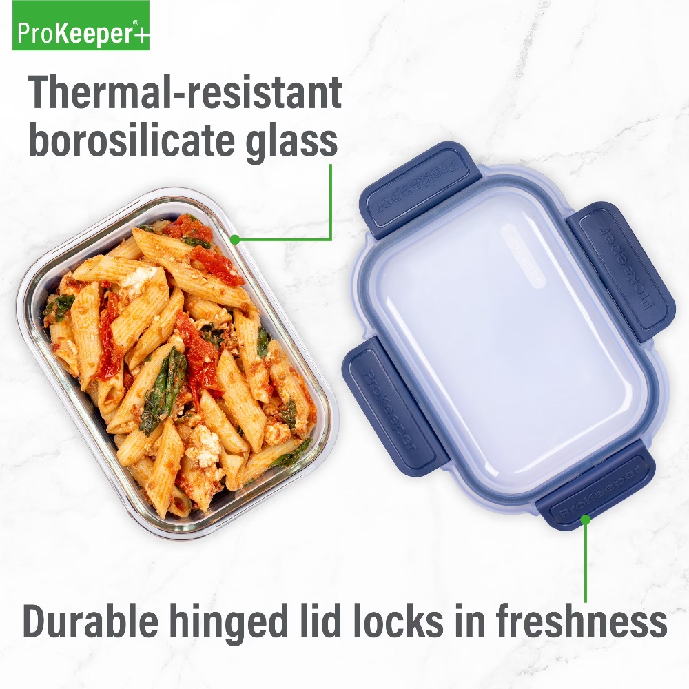 2.8 Cup Glass Food Storage Con - đánh giá và giá Food Storage With Glass Lids