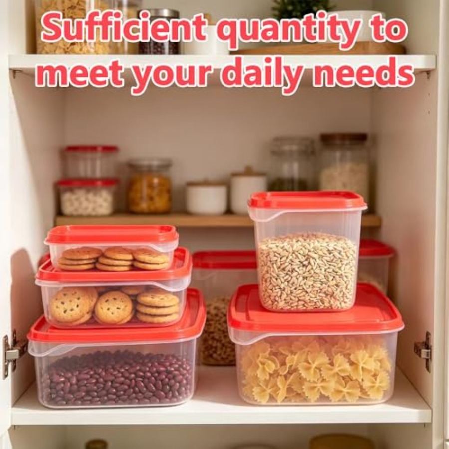 17Pcs Plastic Food Storage Set - đánh giá và giá Food Storage Acrylic Containers