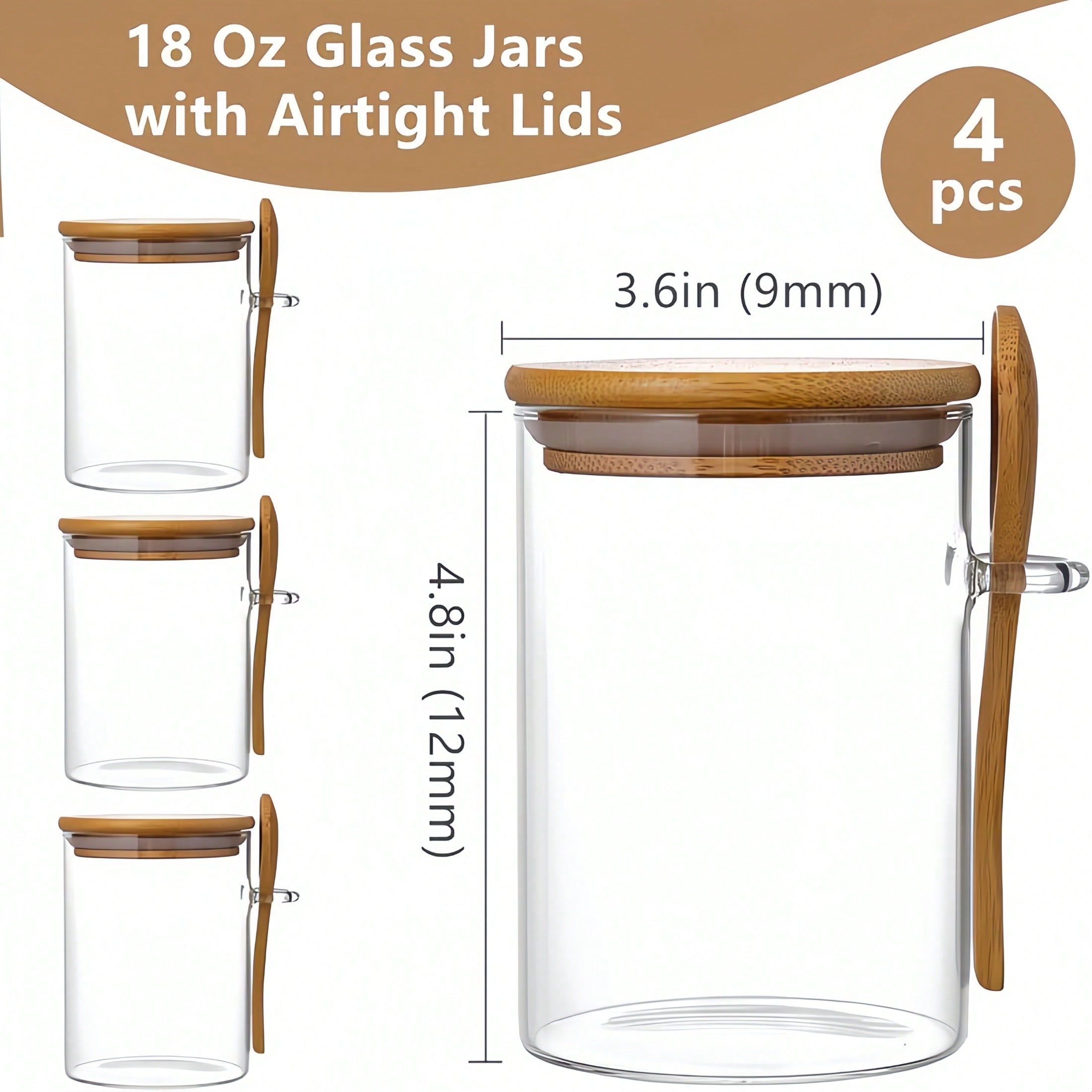 4-Piece Storage Set (Including - đánh giá và giá Food Storage With Glass Lids