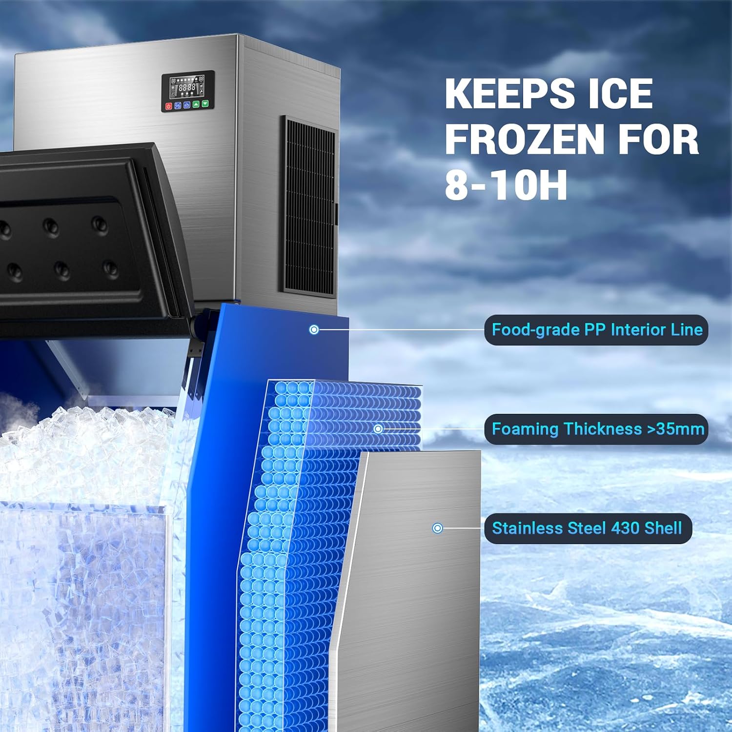 Commercial Ice Maker Machine w - đánh giá và giá Food Storage In Restaurant