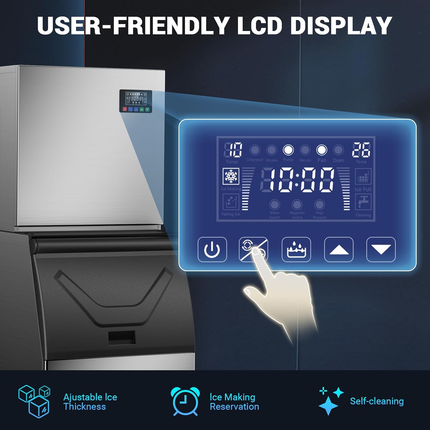 Commercial Ice Maker Machine w - đánh giá và giá Food Storage In Restaurant