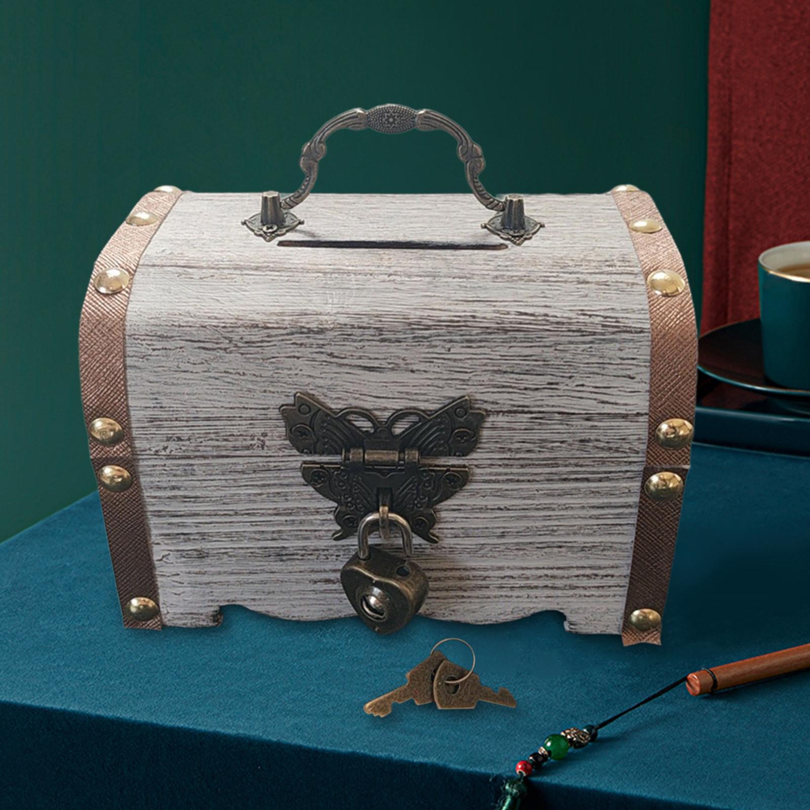 Piggy Bank Treasure Chest with - đánh giá và giá Food Storage Box With Lock And Key