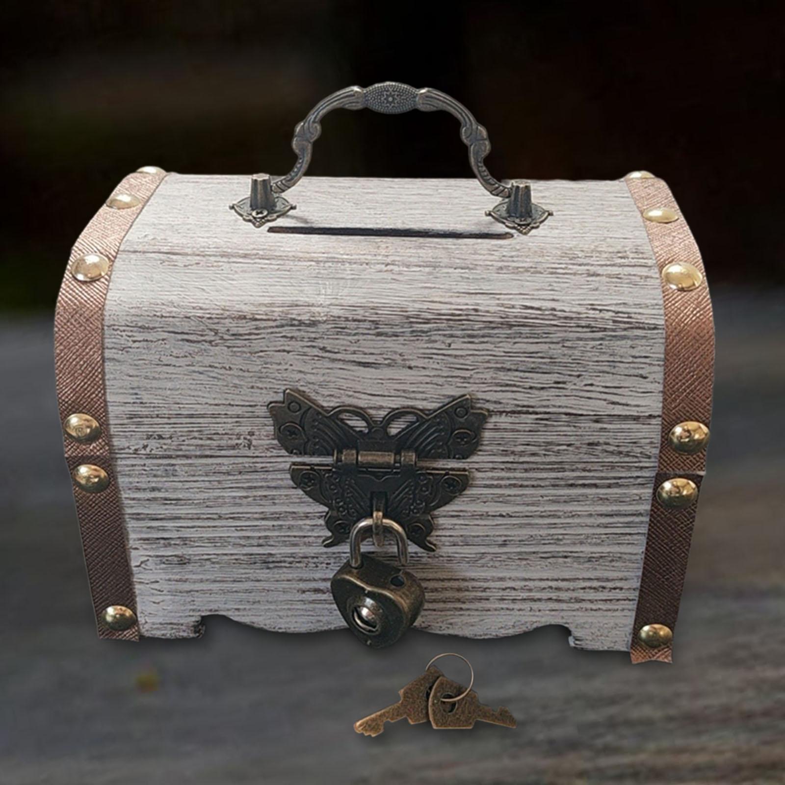 Piggy Bank Treasure Chest with - đánh giá và giá Food Storage Box With Lock And Key