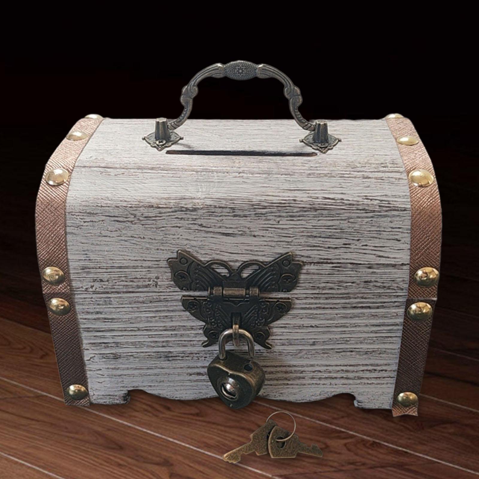 Piggy Bank Treasure Chest with - đánh giá và giá Food Storage Box With Lock And Key