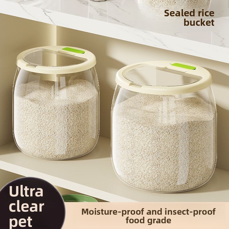 Household Rice Bucket Sealed a - đánh giá và giá Food Storage Acrylic Containers