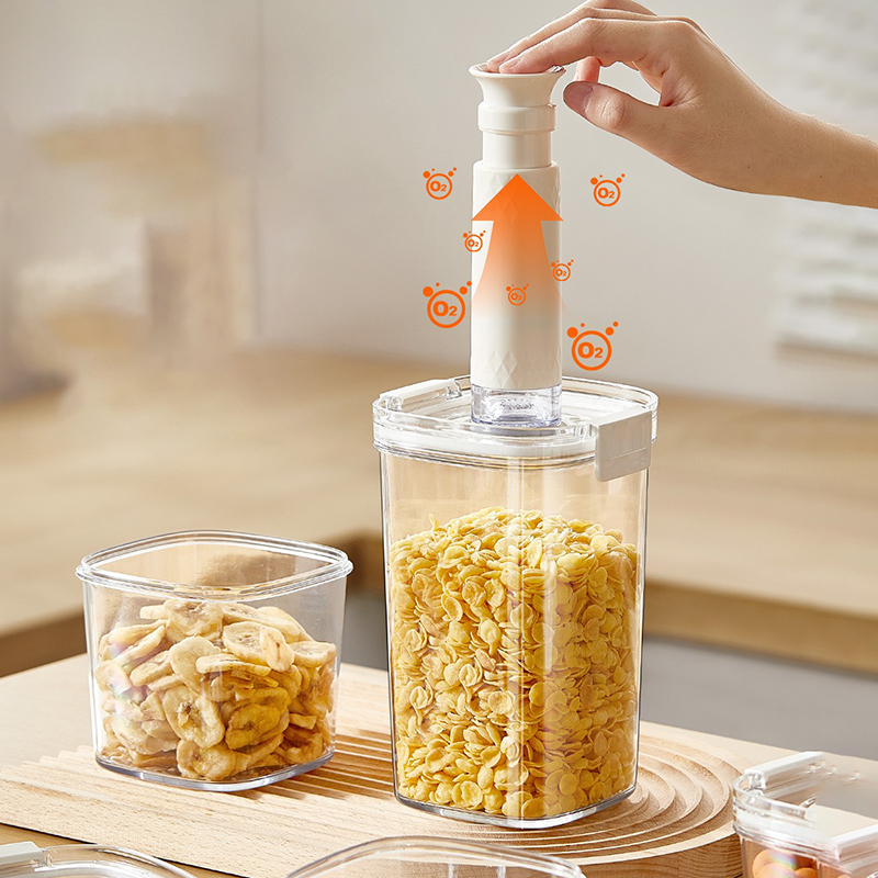 Vacuum Sealed Tank Coffee Bean - đánh giá và giá Food Storage Acrylic Containers