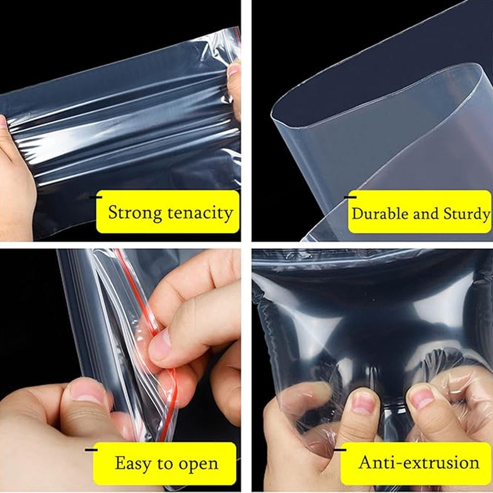 100-1000Pcs Small Zip Lock Pla - đánh giá và giá Food Storage Ziploc Bags