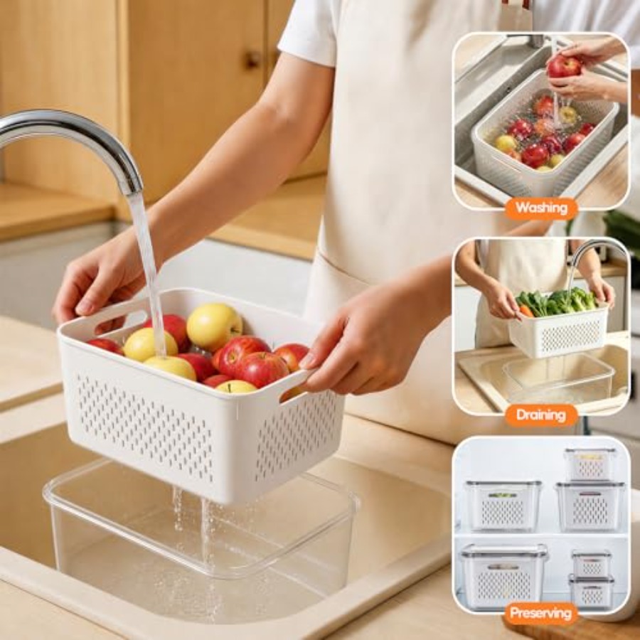 Fruit Storage Containers for F - đánh giá và giá Food Storage Acrylic Containers