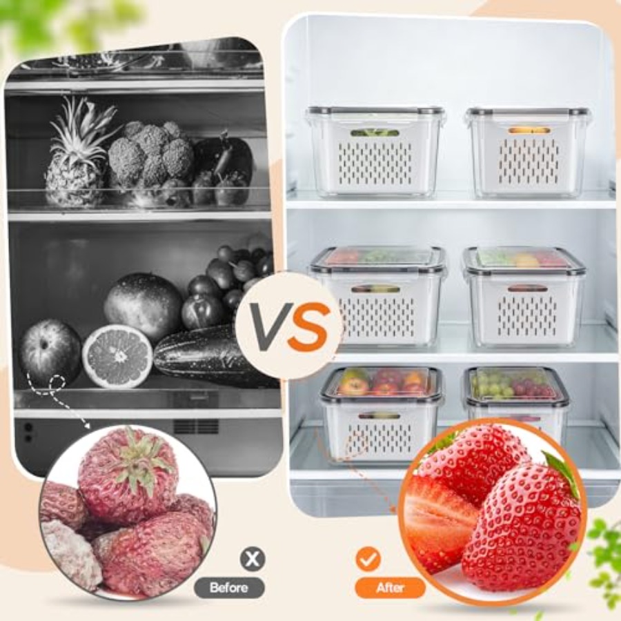 Fruit Storage Containers for F - đánh giá và giá Food Storage Acrylic Containers