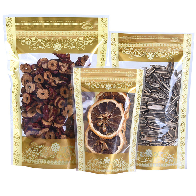 100 Chiếc Đứng Lên Nhựa Vàng K - đánh giá và giá Food Storage Ziploc Bags