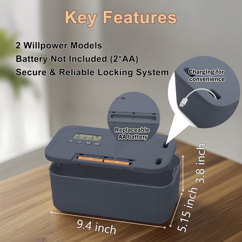 Lock Box with Timer Phone Lock - đánh giá và giá Food Storage Food Safety