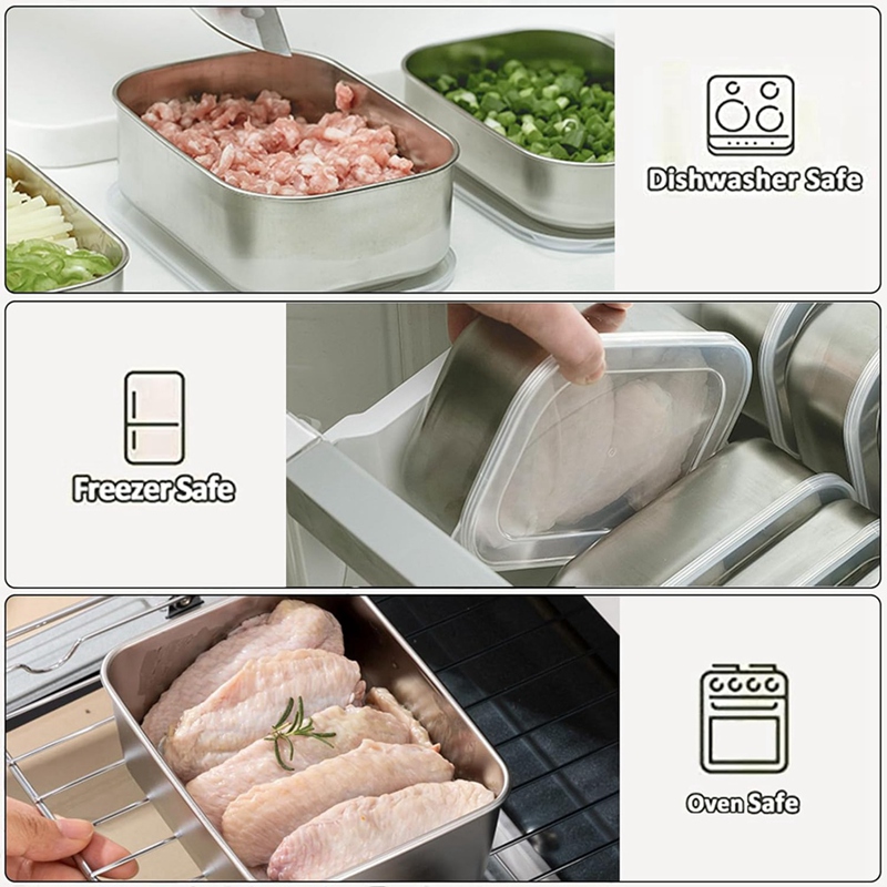 Stainless Steel Containers for - đánh giá và giá Food Storage Boxes