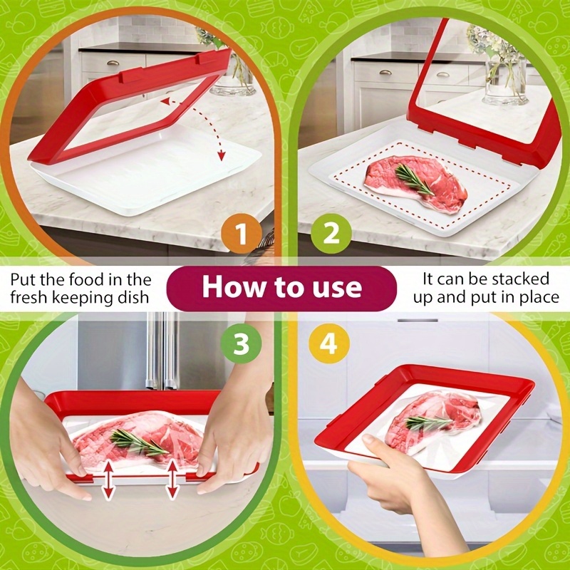 Food Preservation Tray Reusabl - đánh giá và giá Food Storage Food Safety