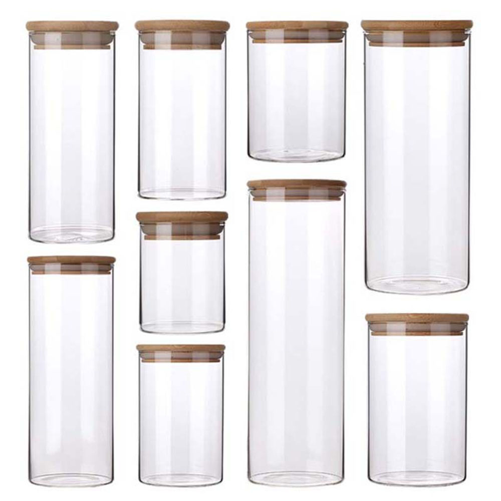 4/8pcs 250ml 500ml 1000ml Glas - đánh giá và giá Food Storage Drums