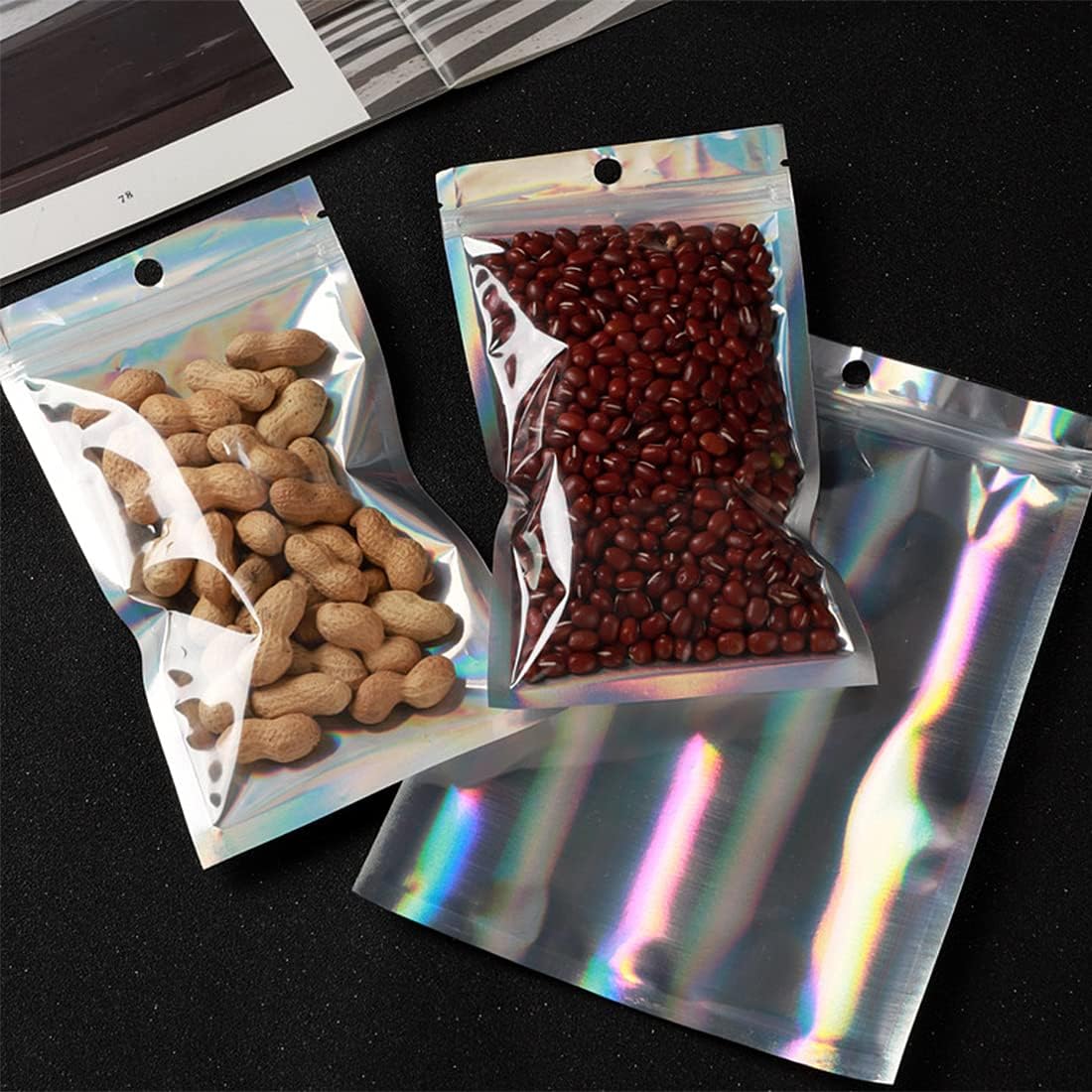 50/10PCS Laser Sealing Bags Pl - đánh giá và giá Food Storage Ziploc Bags