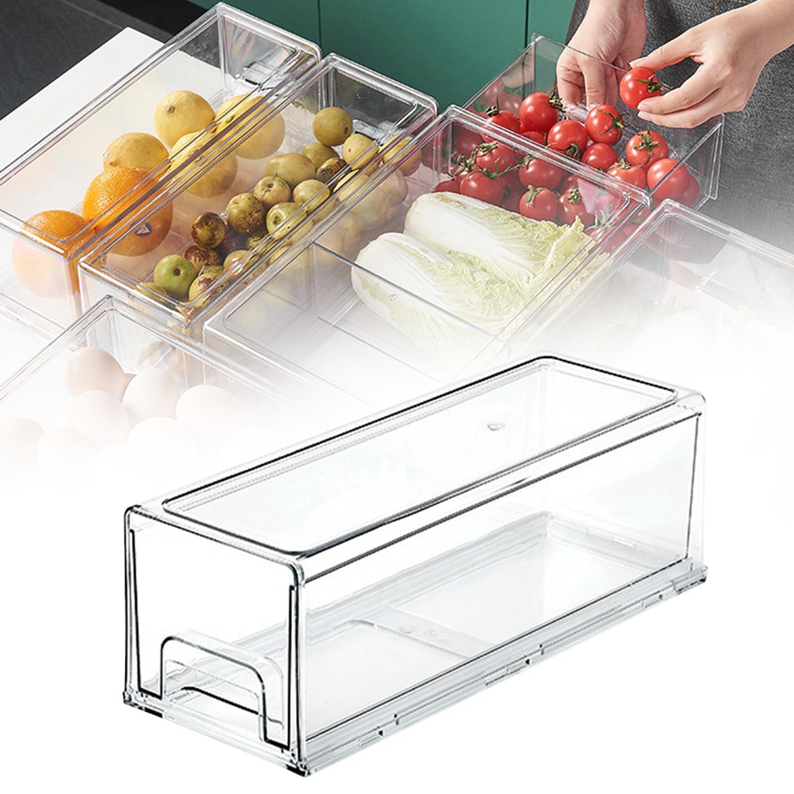 Fridge Drawer Bin Stackable Ho - đánh giá và giá Stackable Pantry Bin