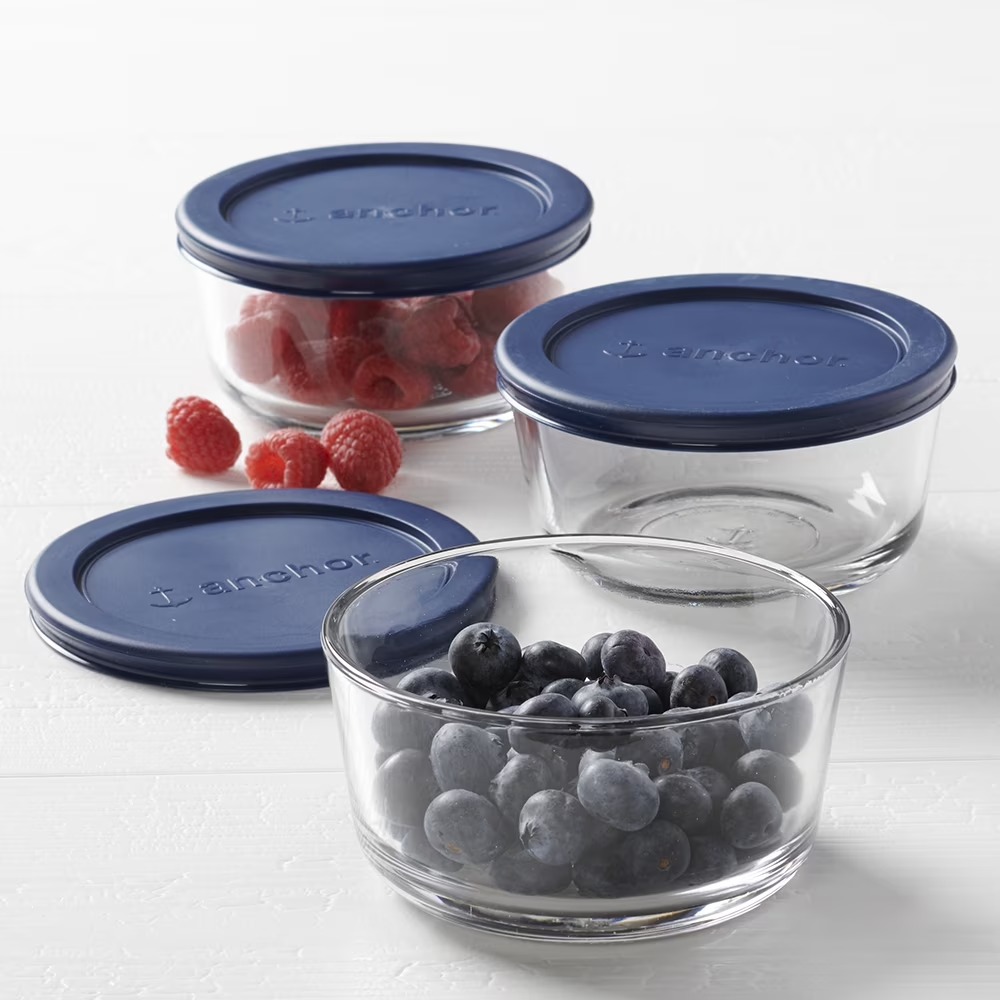 Anchor Hocking Glass Food Stor - đánh giá và giá Food Storage With Glass Lids