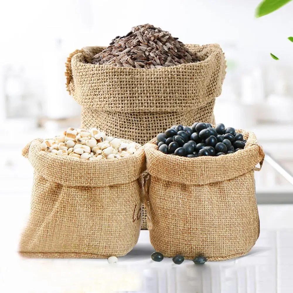 Natural Burlap Sack Jute Potat - đánh giá và giá Food Storage Roots
