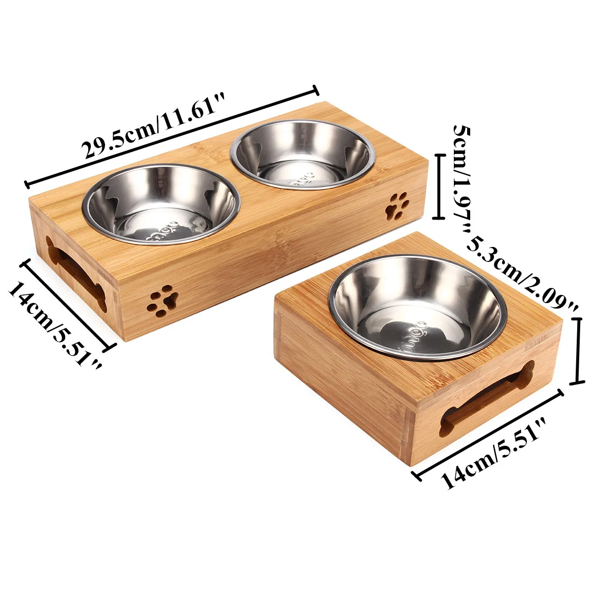 Pet Cat Bowl Bear Bamboo Plate - đánh giá và giá Food Storage Food Safety