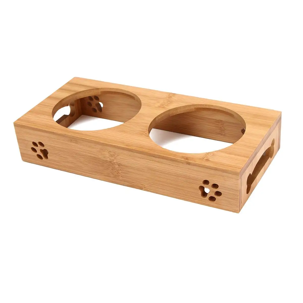 Pet Cat Bowl Bear Bamboo Plate - đánh giá và giá Food Storage Food Safety