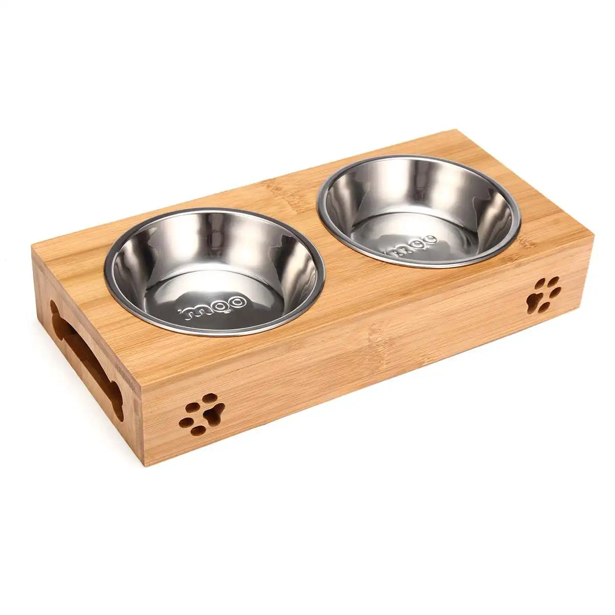 Pet Cat Bowl Bear Bamboo Plate - đánh giá và giá Food Storage Food Safety