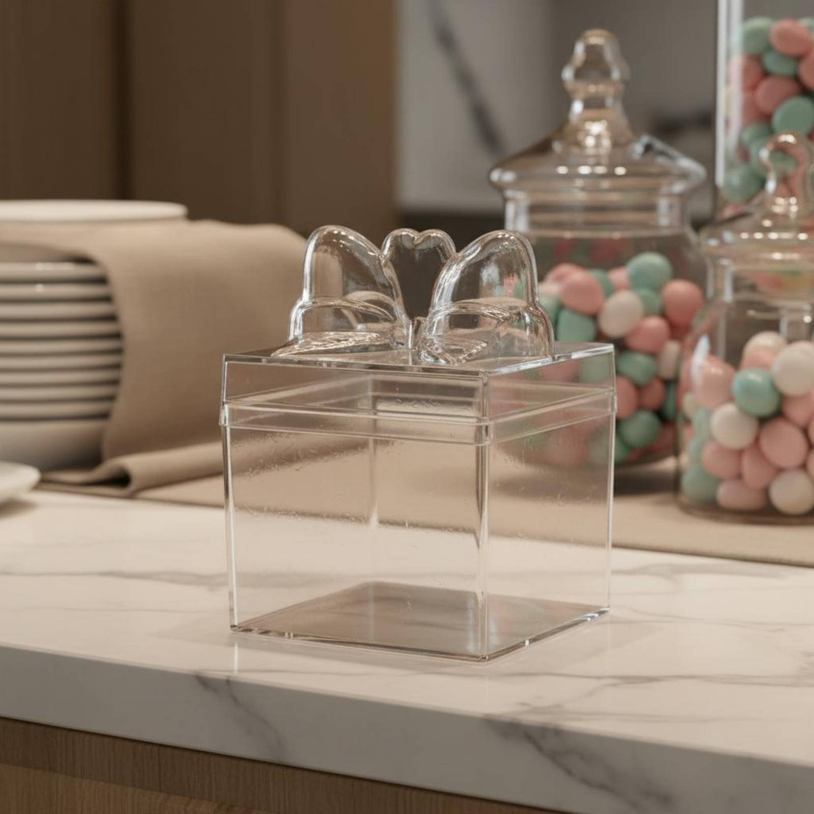 Clear Plastic Candy Box with R - đánh giá và giá Food Storage Boxes