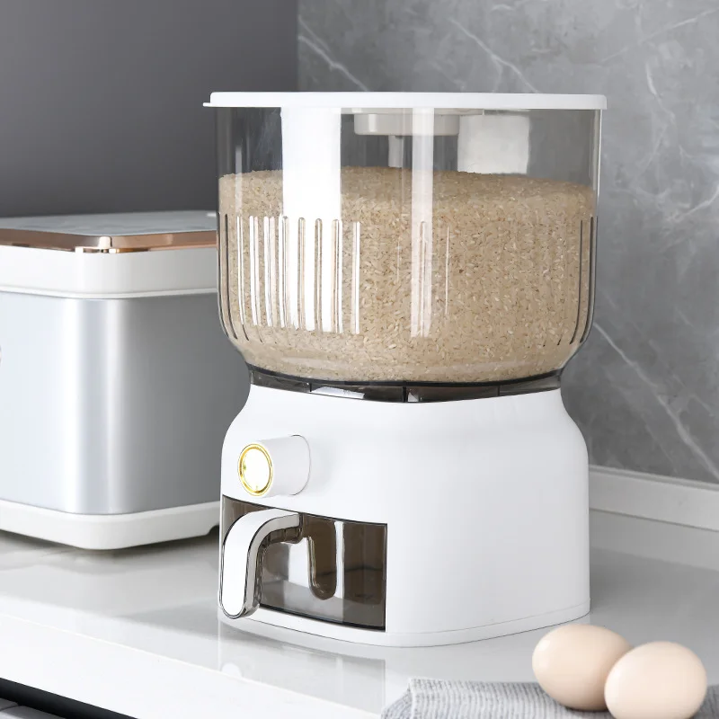 10KG Kitchen Rice Bucket Stora - đánh giá và giá Food Storage Acrylic Containers