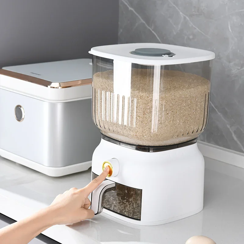 10KG Kitchen Rice Bucket Stora - đánh giá và giá Food Storage Acrylic Containers