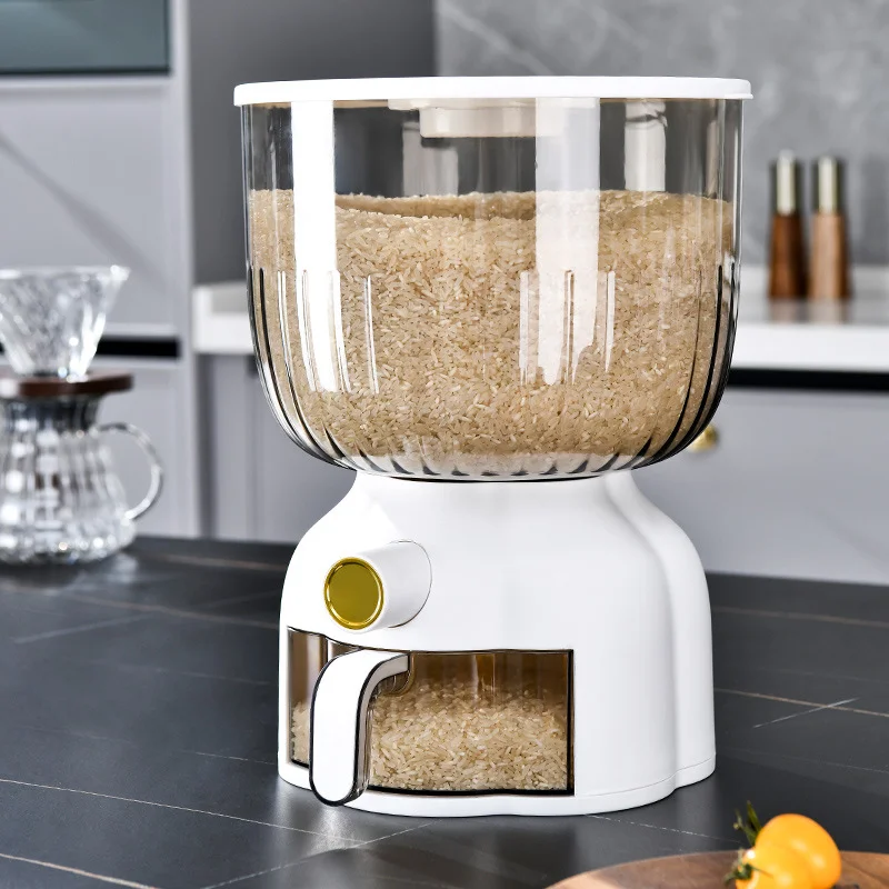10KG Kitchen Rice Bucket Stora - đánh giá và giá Food Storage Acrylic Containers