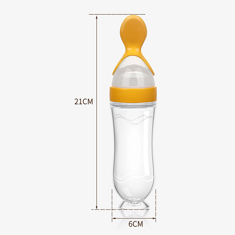 Squeezing Feeding Bottle Silic - đánh giá và giá Food Storage Drums