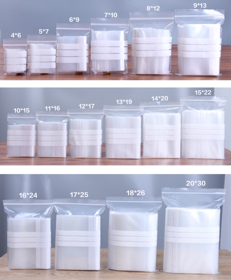 Bộ 100 PE Cao Cấp Nhựa Trong V - đánh giá và giá Food Storage Ziploc Bags