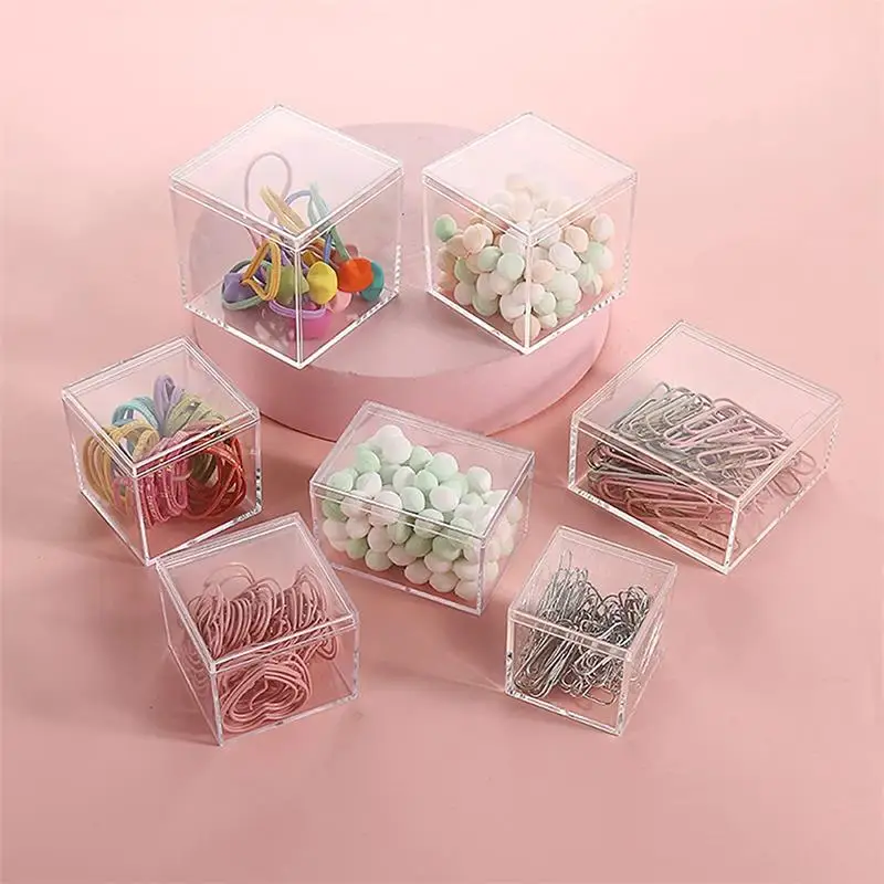 12 PCS Transparent Acrylic Box - đánh giá và giá Food Storage Acrylic Containers