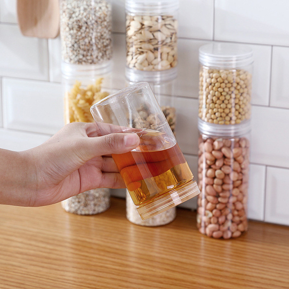 10Pcs Clear High-Grade Plastic - đánh giá và giá Food Storage Jars