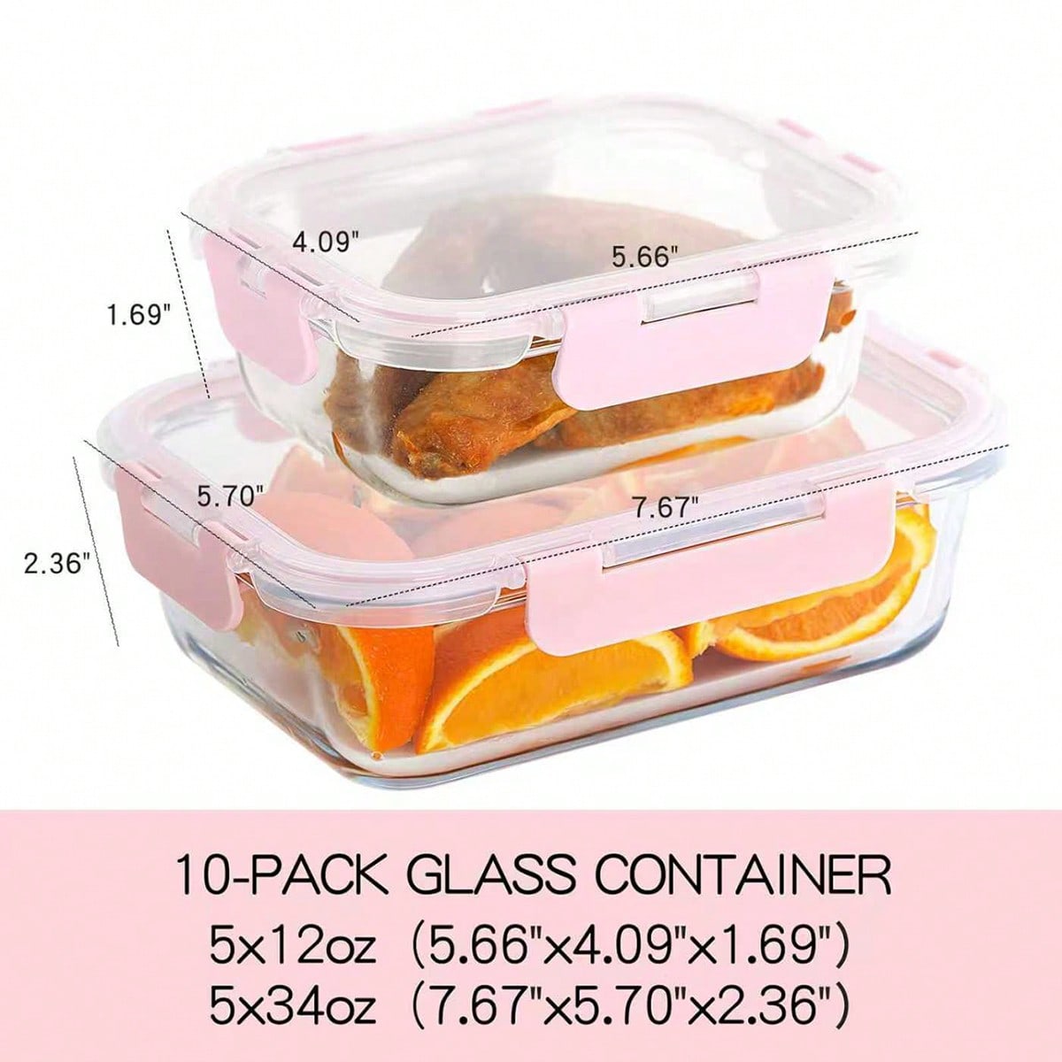 10 Pack Glass Meal Prep Contai - đánh giá và giá Food Storage With Glass Lids