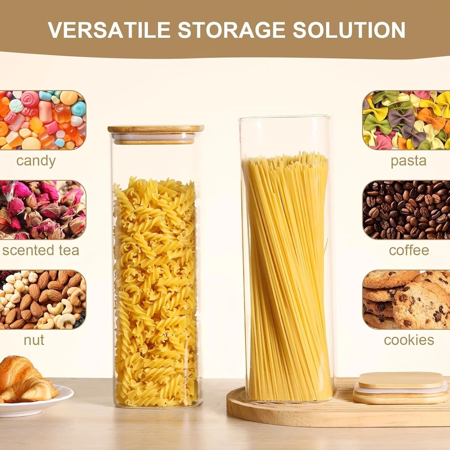 Modern 26/42oz Glass Storage C - đánh giá và giá Food Storage Acrylic Containers