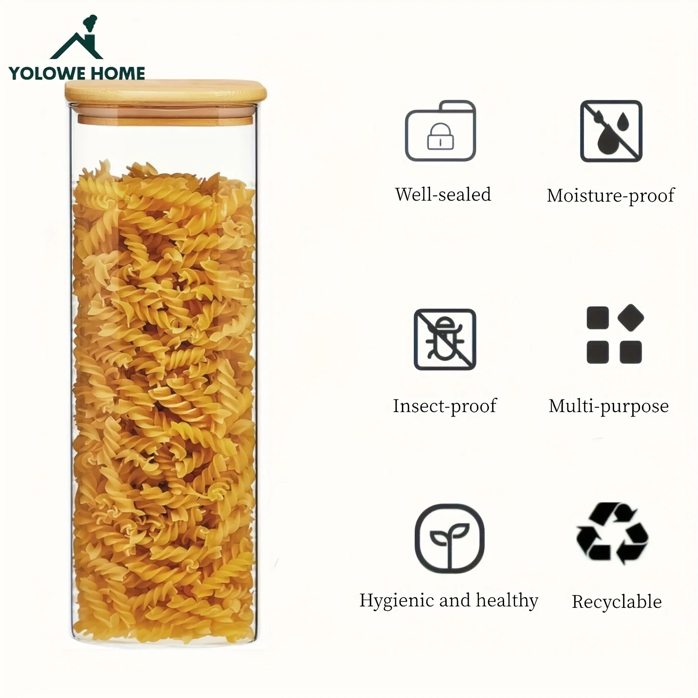 Modern 26/42oz Glass Storage C - đánh giá và giá Food Storage Acrylic Containers